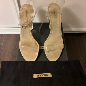 Yeezy Season 6 Clear Sandals - 37.5